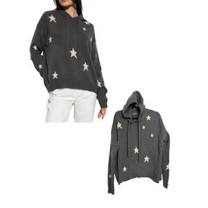 Zadig & Voltaire Marky Stars Cashmere Hoodie Jumper Sweater Size Medium